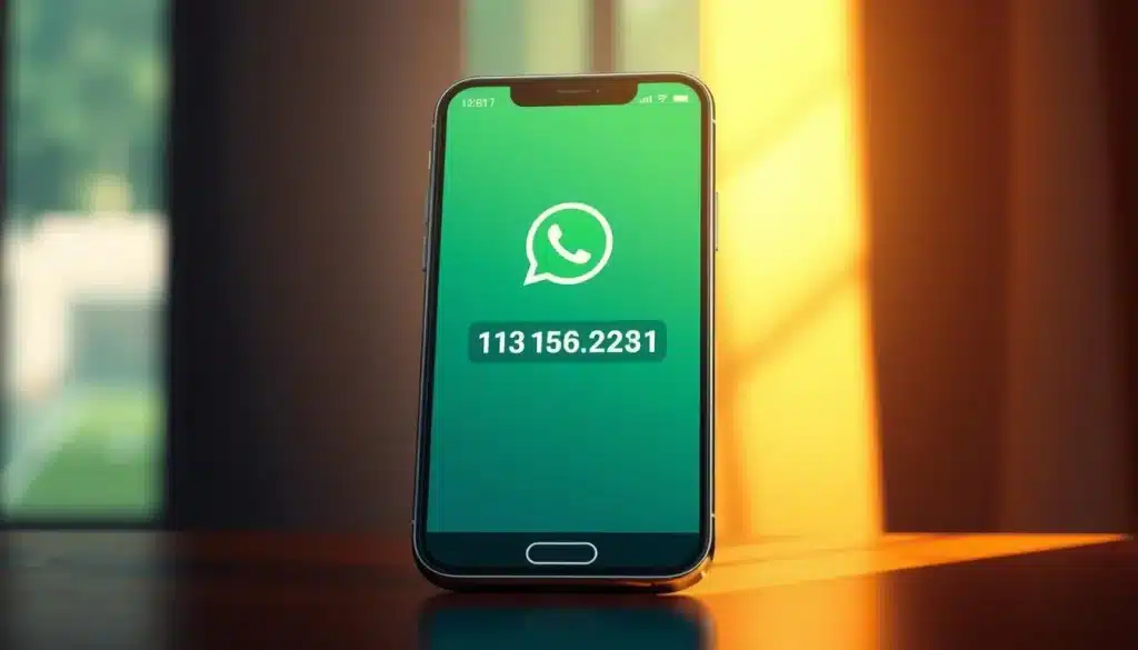 A smartphone displaying a WhatsApp chat with the official Online Betting ID WhatsApp Number